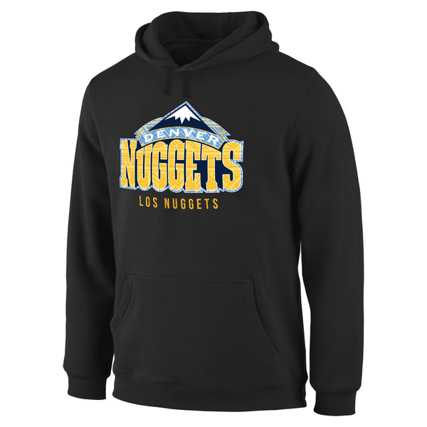  Men Denver Nuggets Noches Enebea Pullover Hoodie Black